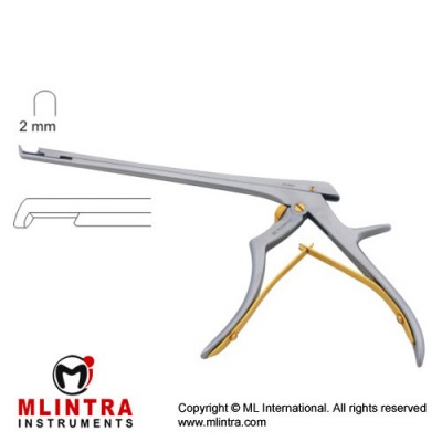 Ferris-Smith Kerrison Punch Detachable Model - 40° Forward Down Cutting Stainless Steel, 20 cm - 8" Bite Size 2 mm